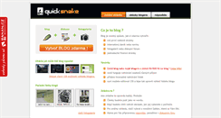 Desktop Screenshot of cipis.quicksnake.cz