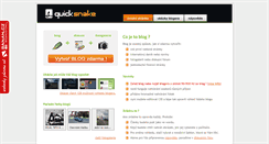 Desktop Screenshot of darky-k-promoci.quicksnake.cz