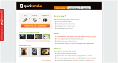 Desktop Screenshot of 123.quicksnake.cz